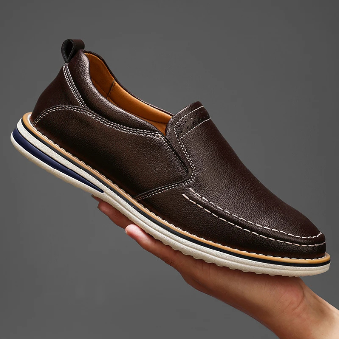 The Cooper Mocs Genuine Leather Loafers