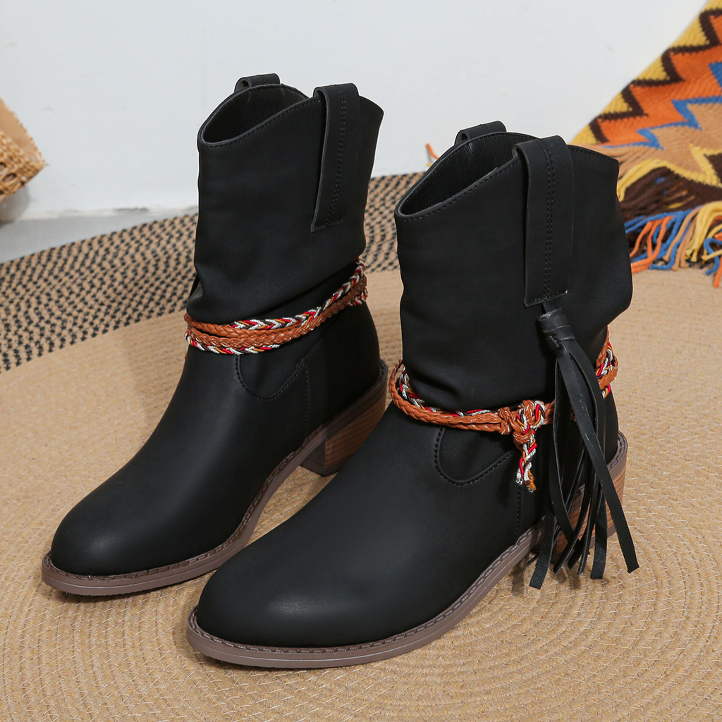 Rodeo Tassel Ankelstøvler