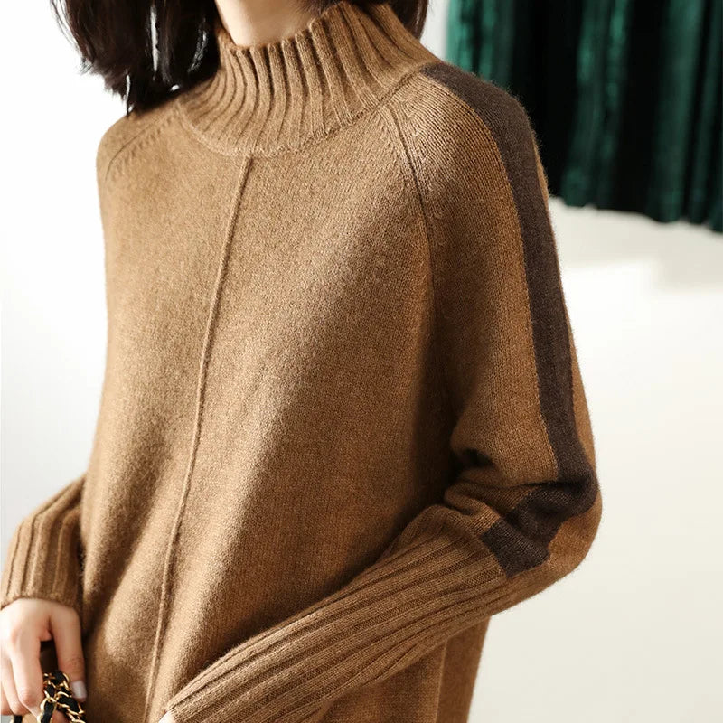 Cascade strik sweater kjole