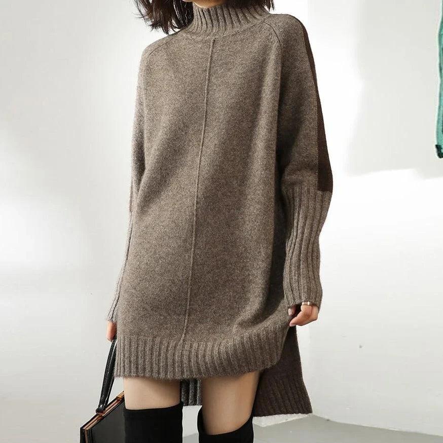 Cascade strik sweater kjole