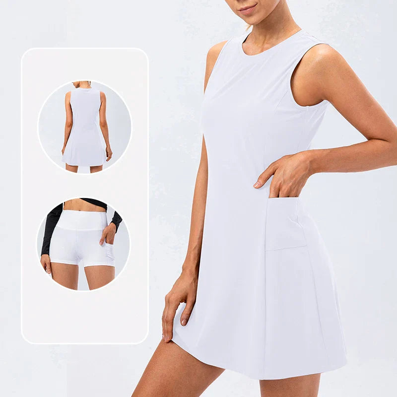 Aloura athleisure tennis kjole