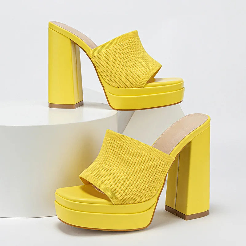 Helena platform sandaler
