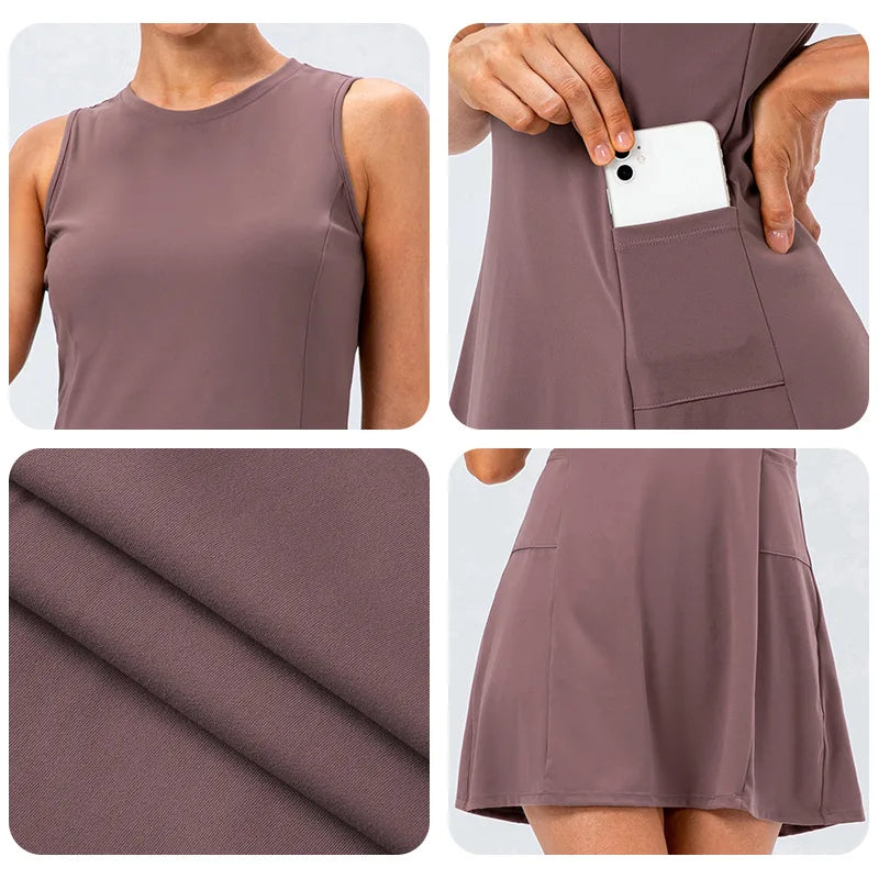 Aloura athleisure tennis kjole