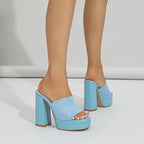 Helena platform sandaler