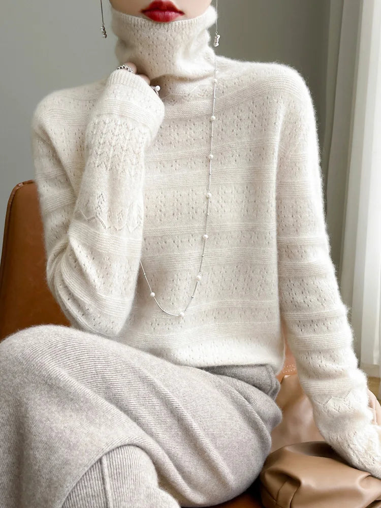 Camille uld strikket sweater