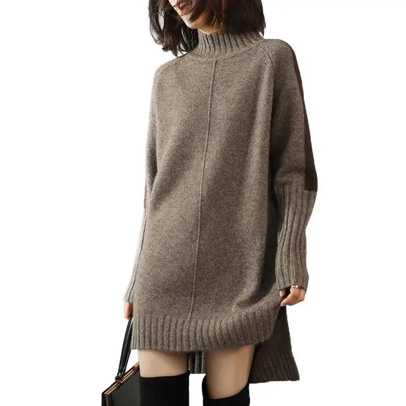 Cascade strik sweater kjole