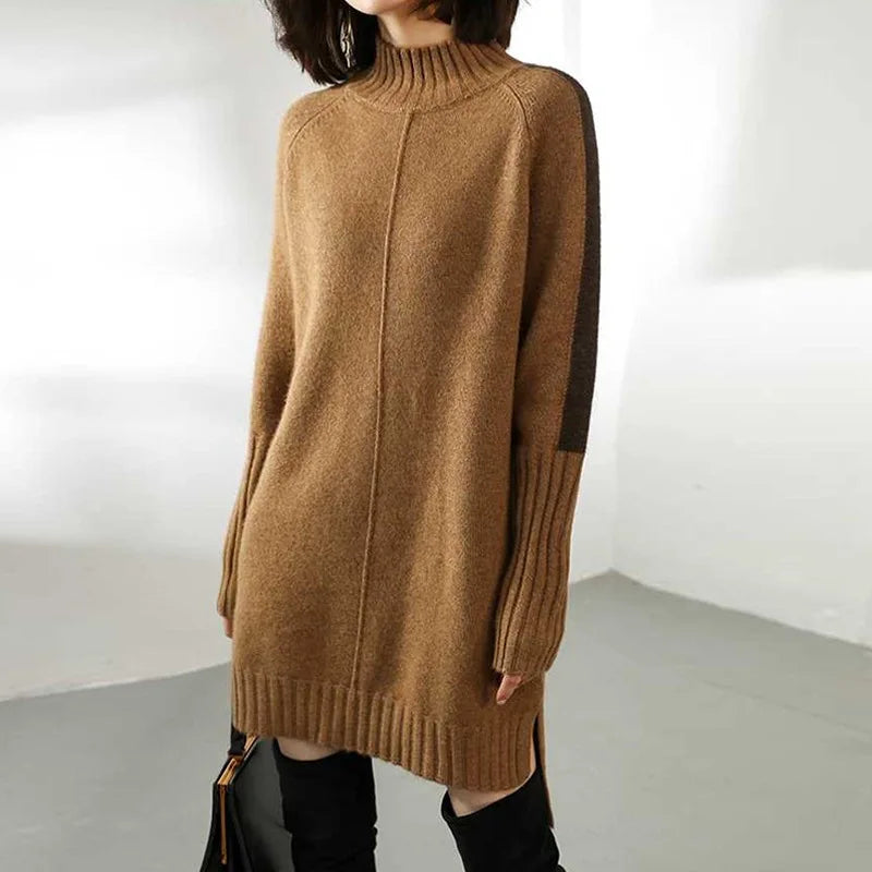 Cascade strik sweater kjole
