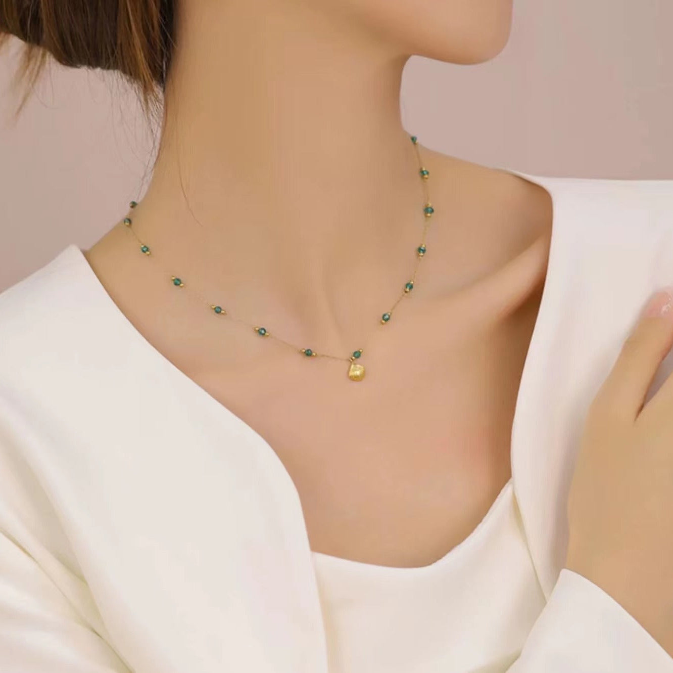 Seashell Charm Necklace